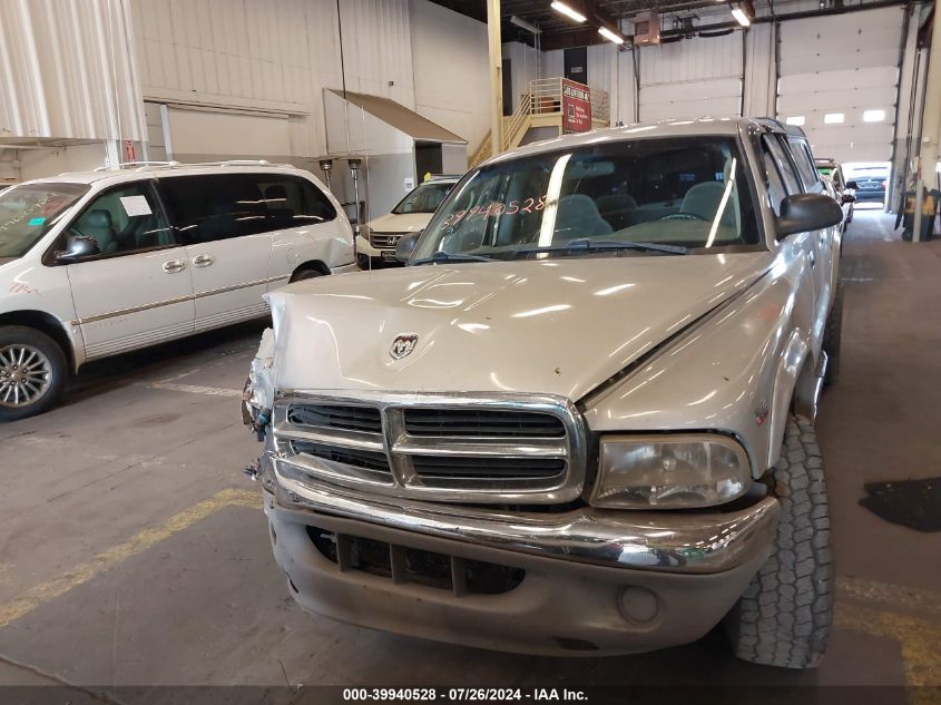 2002 Dodge Dakota Slt VIN: 1B7HG48X82S652704 Lot: 39940528