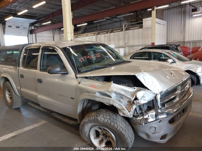 2002 Dodge Dakota Slt VIN: 1B7HG48X82S652704 Lot: 39940528