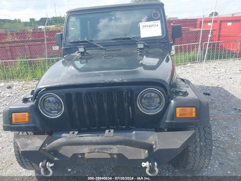 2002 Jeep Wrangler Sport VIN: 1J4FA49S32P700831 Lot: 39940534