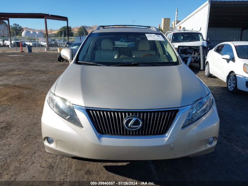 2012 Lexus Rx 350 VIN: JTJBK1BAXC2444815 Lot: 39940557