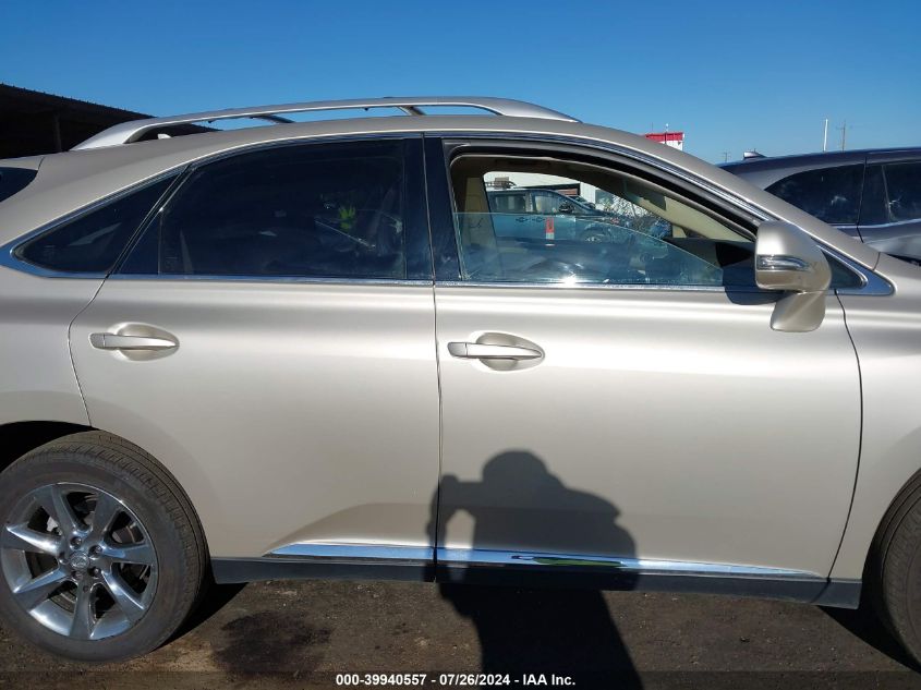 2012 Lexus Rx 350 VIN: JTJBK1BAXC2444815 Lot: 39940557