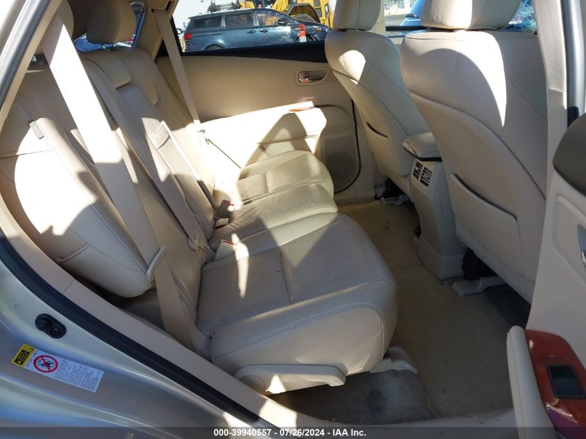 2012 Lexus Rx 350 VIN: JTJBK1BAXC2444815 Lot: 39940557