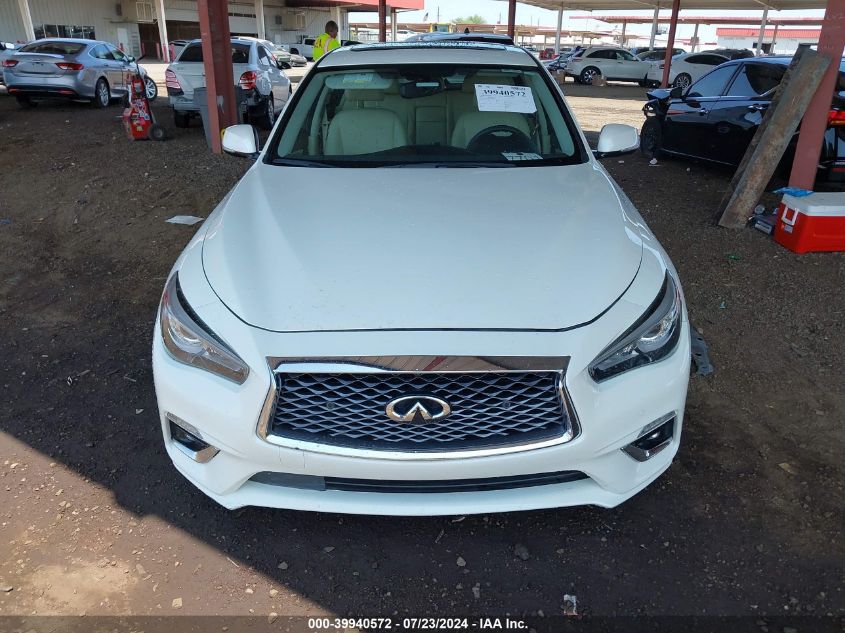 2019 Infiniti Q50 3.0T Luxe VIN: JN1EV7AP3KM518159 Lot: 39940572