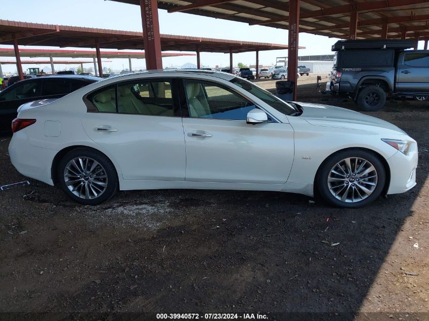 2019 Infiniti Q50 3.0T Luxe VIN: JN1EV7AP3KM518159 Lot: 39940572