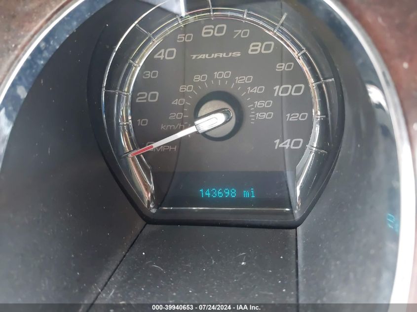 2012 Ford Taurus Limited VIN: 1FAHP2FW0CG133252 Lot: 39940653