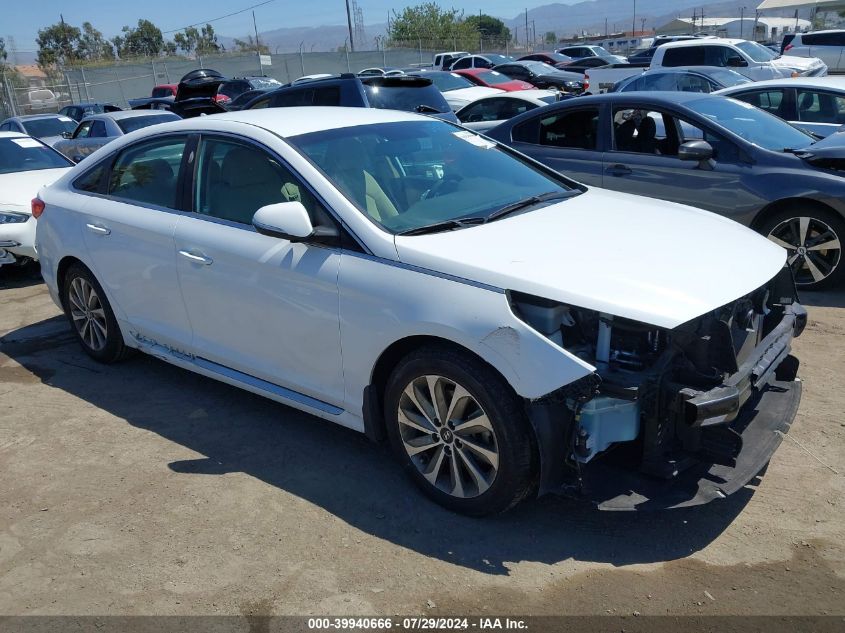 2017 HYUNDAI SONATA SPORT - 5NPE34AFXHH551123