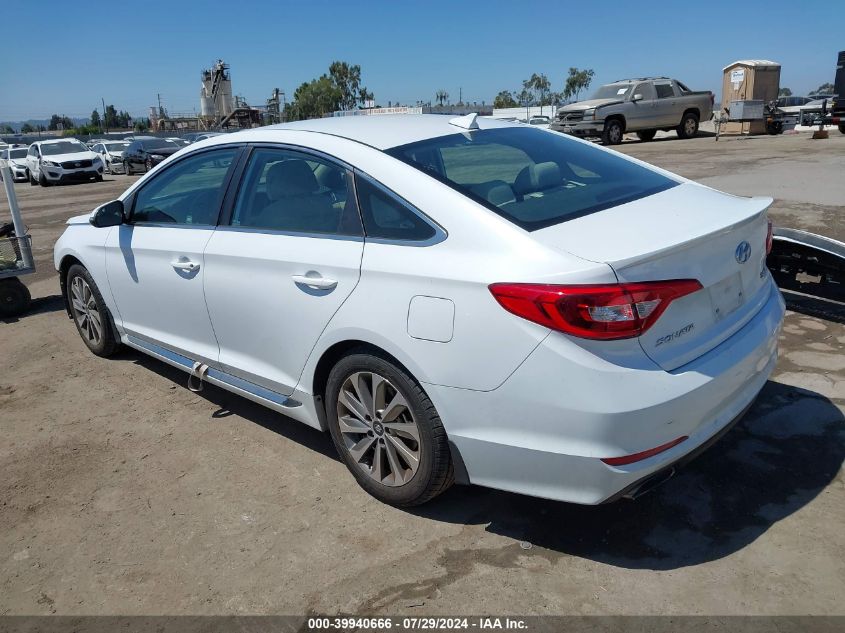 2017 Hyundai Sonata Sport VIN: 5NPE34AFXHH551123 Lot: 39940666