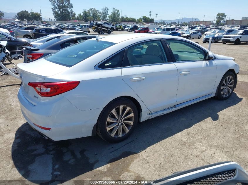 2017 Hyundai Sonata Sport VIN: 5NPE34AFXHH551123 Lot: 39940666