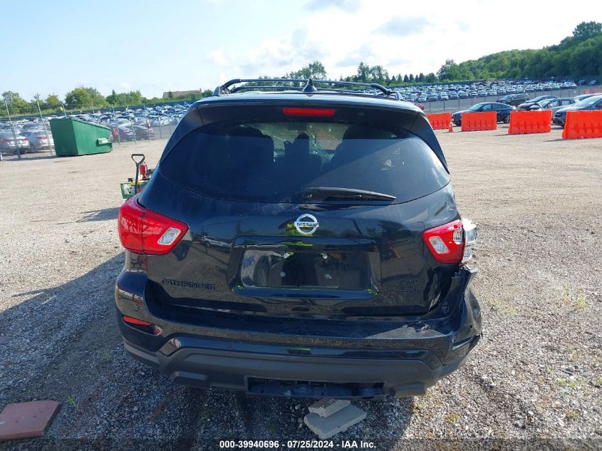 2019 Nissan Pathfinder Sv VIN: 5N1DR2MM5KC647376 Lot: 39940696