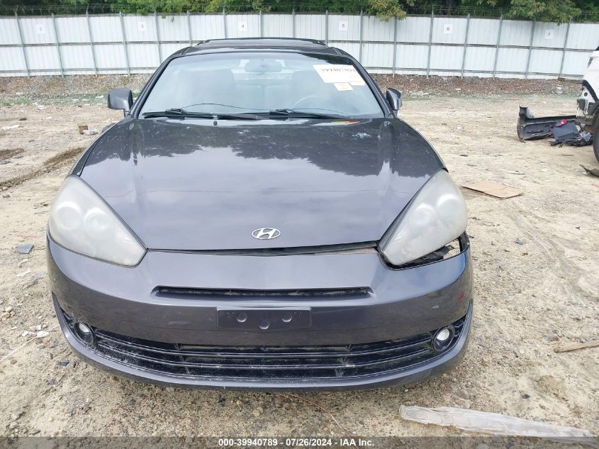 2008 Hyundai Tiburon Gt/Gt Limited/Se VIN: KMHHN66F48U278662 Lot: 39940789