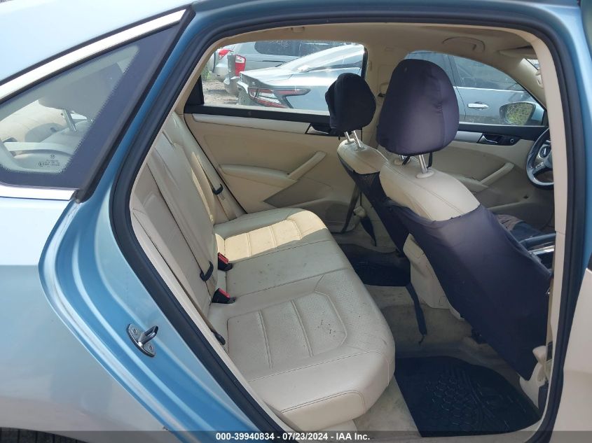 2012 Volkswagen Passat 2.5L Se VIN: 1VWBP7A39CC033455 Lot: 39940834