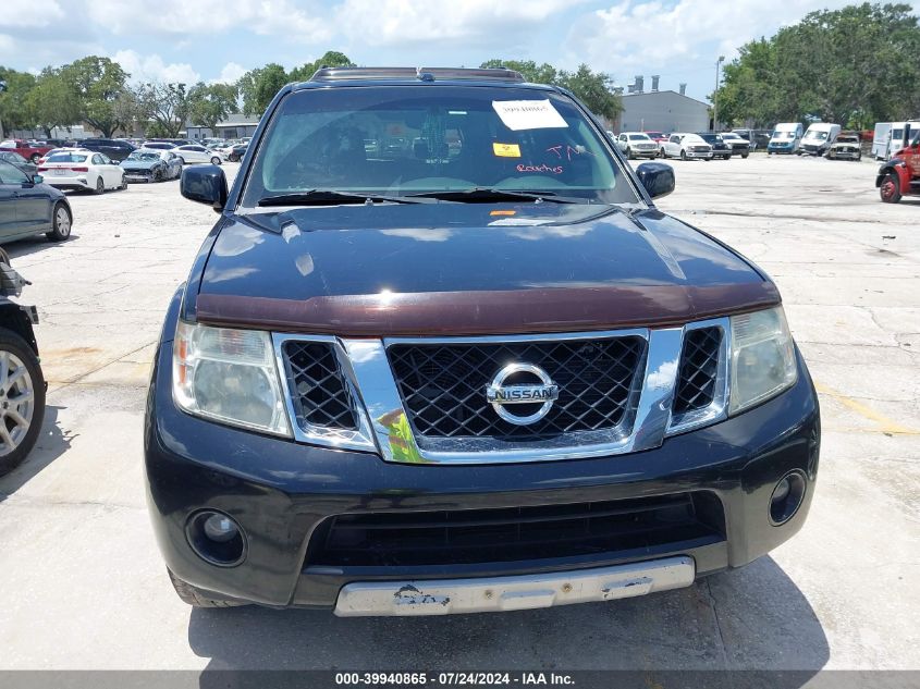 2008 Nissan Pathfinder Le V8 VIN: 5N1BR18B38C623354 Lot: 39940865