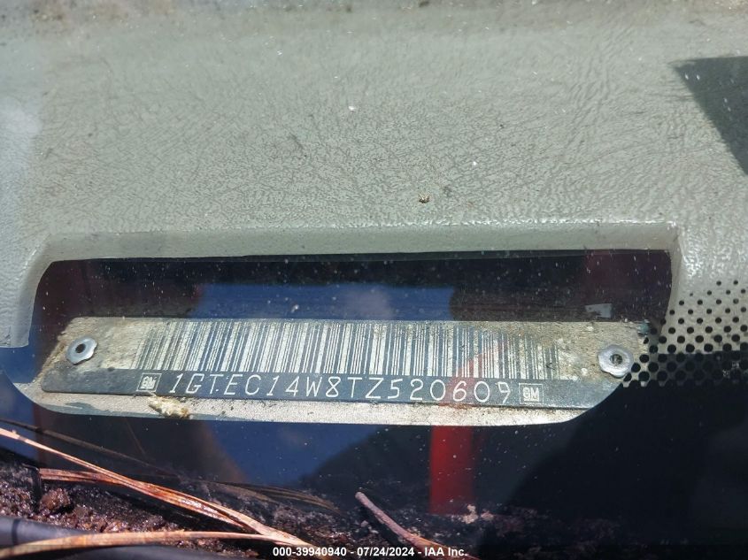 1996 GMC Sierra C1500 VIN: 1GTEC14W8TZ520609 Lot: 39940940