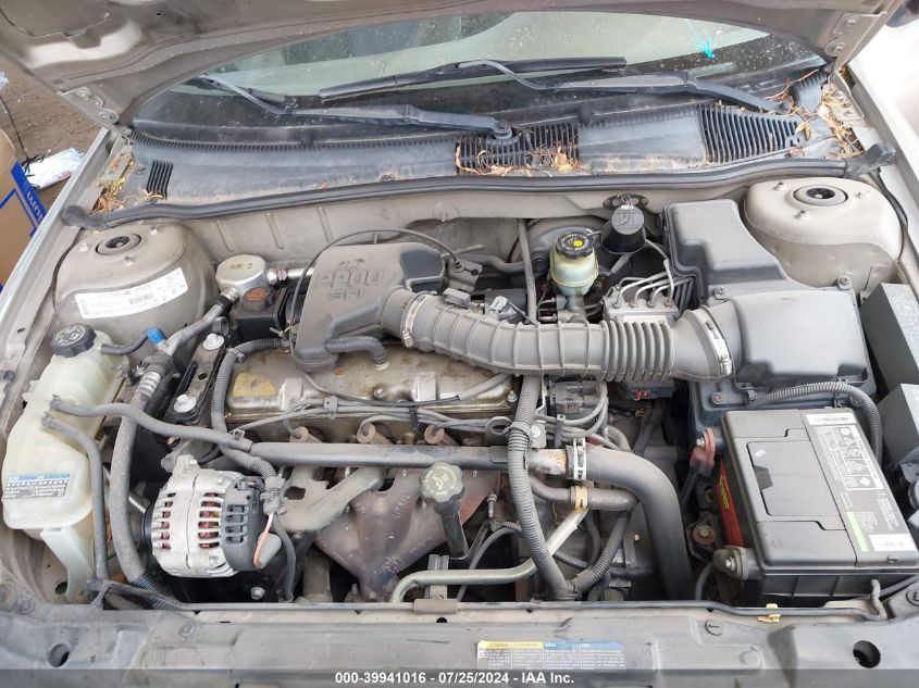 2001 Chevrolet Cavalier VIN: 1G1JC524017398062 Lot: 39941016