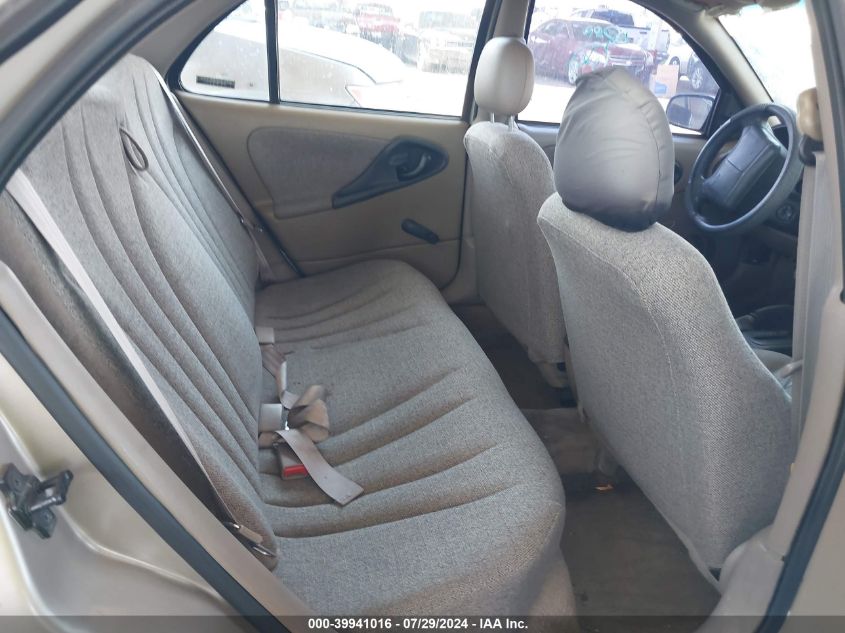 2001 Chevrolet Cavalier VIN: 1G1JC524017398062 Lot: 39941016