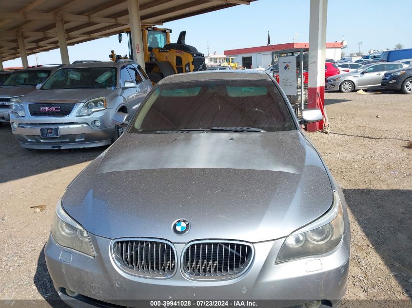 2006 BMW 550I VIN: WBANB53506CP02182 Lot: 39941028