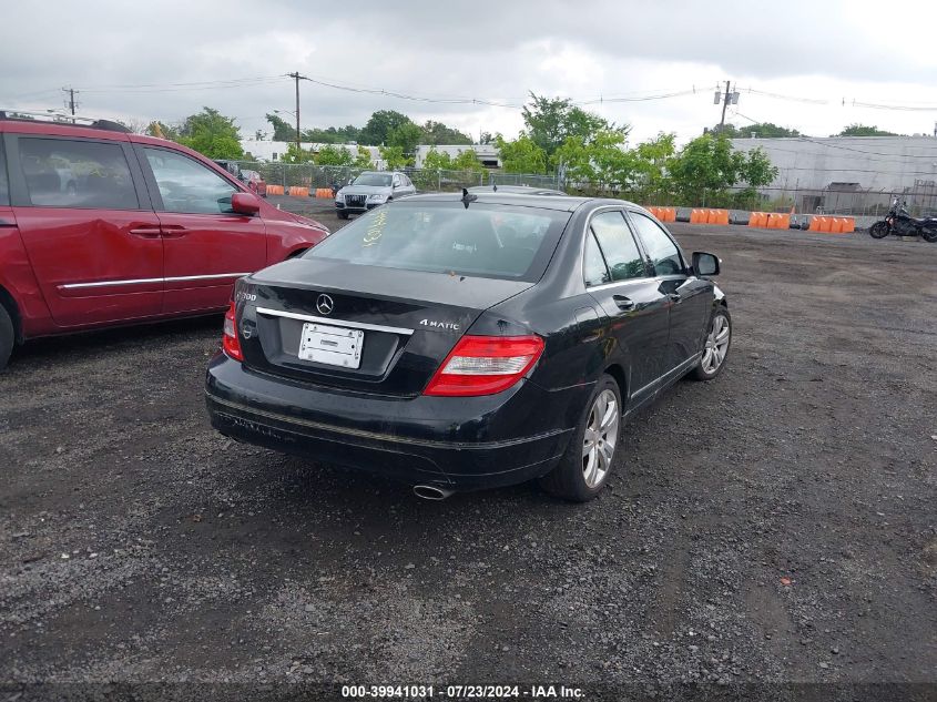 WDDGF81X79R031932 | 2009 MERCEDES-BENZ C 300