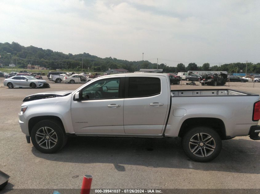 2020 Chevrolet Colorado 2Wd Short Box Wt VIN: 1GCGSBEN4L1122867 Lot: 39941037