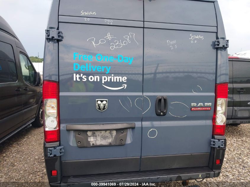 2019 Ram Promaster 3500 Cargo Van High Roof 159 Wb Ext VIN: 3C6URVJG9KE546636 Lot: 39941069