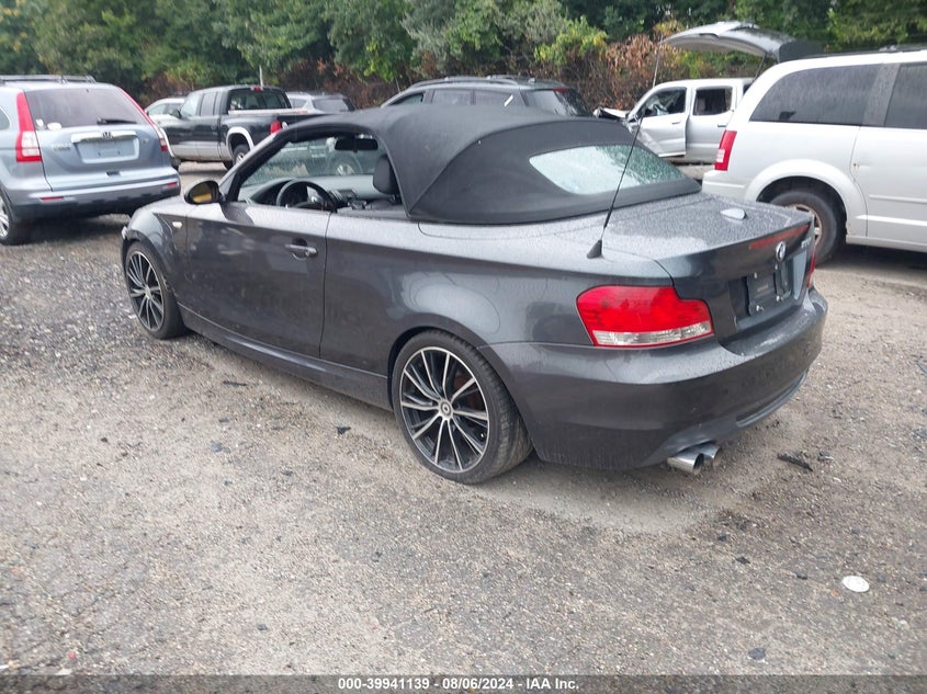 2008 BMW 135I VIN: WBAUN93508VK39512 Lot: 39941139