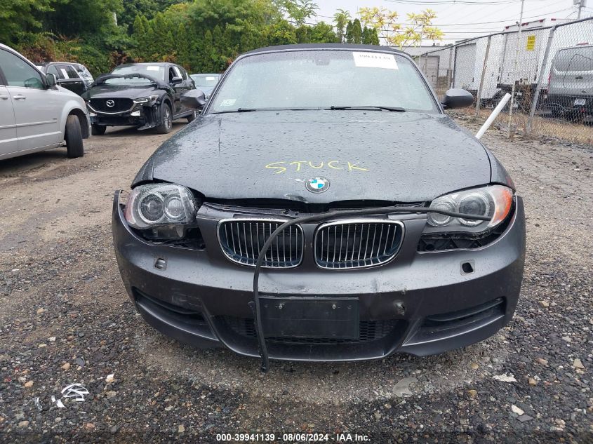 2008 BMW 135I VIN: WBAUN93508VK39512 Lot: 39941139