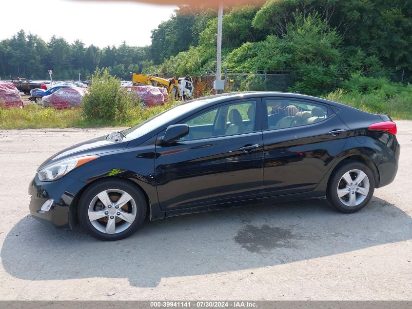 2013 Hyundai Elantra Gls VIN: 5NPDH4AE9DH443123 Lot: 39941141