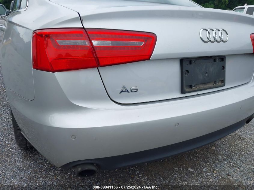 2014 Audi A6 2.0T Premium VIN: WAUGFAFCXEN121906 Lot: 39941156