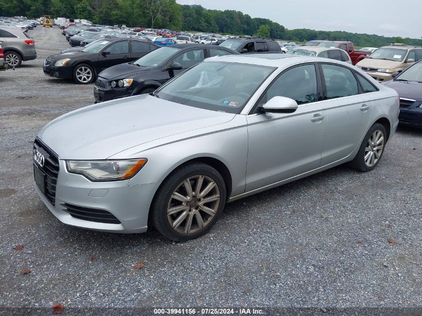 2014 Audi A6 2.0T Premium VIN: WAUGFAFCXEN121906 Lot: 39941156