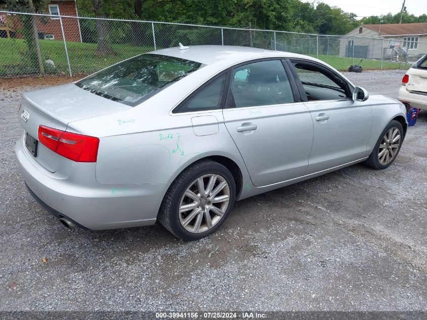 2014 Audi A6 2.0T Premium VIN: WAUGFAFCXEN121906 Lot: 39941156