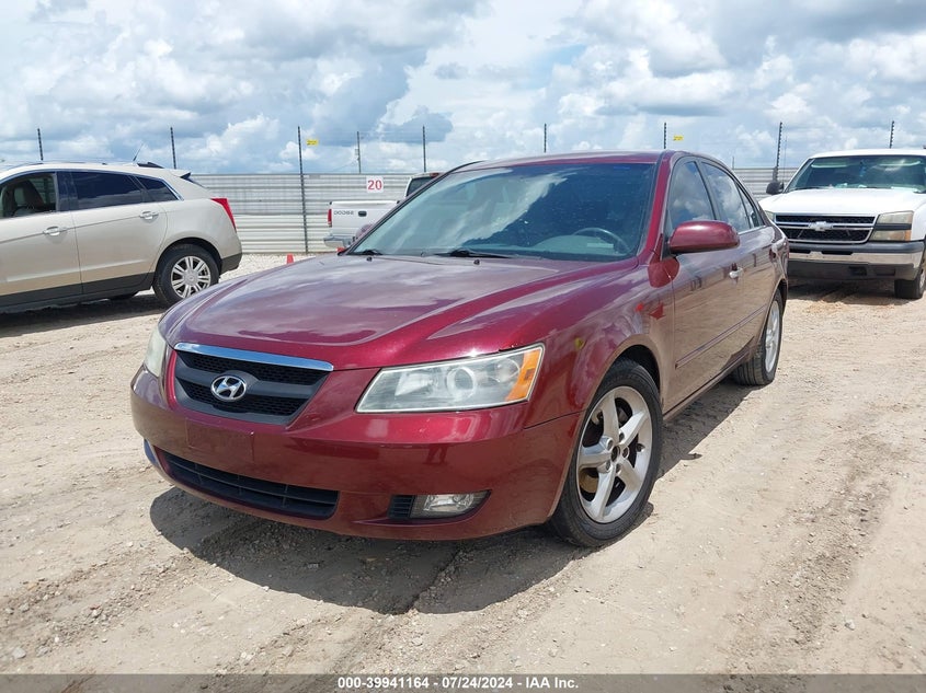 2007 Hyundai Sonata Limited/Se V6 VIN: 5NPEU46FX7H296588 Lot: 43656060