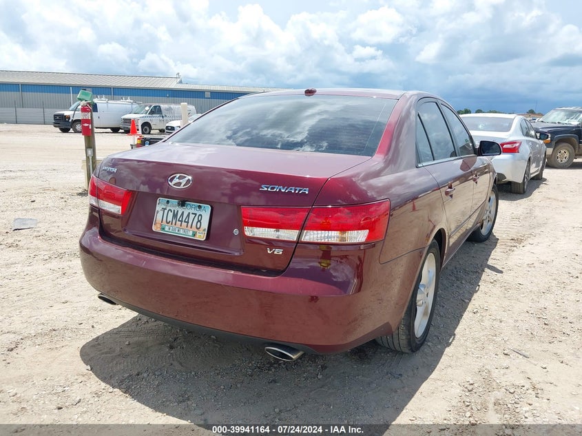 2007 Hyundai Sonata Limited/Se V6 VIN: 5NPEU46FX7H296588 Lot: 43656060
