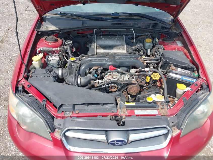 2005 Subaru Legacy 2.5Gt Limited VIN: 4S3BL676456204902 Lot: 39941183