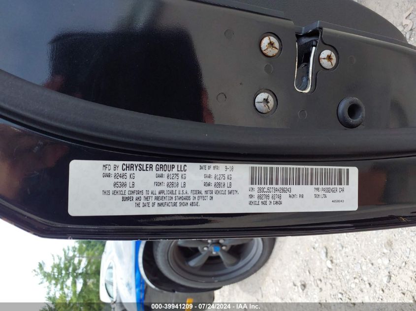 2010 Dodge Challenger R/T VIN: 2B3CJ5DT9AH296243 Lot: 39941209