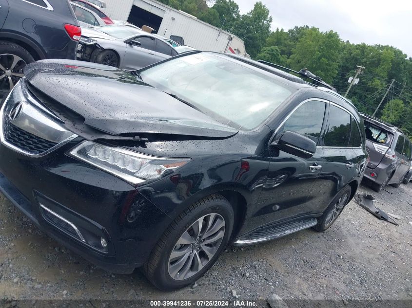 2014 Acura Mdx Technology Package VIN: 5FRYD3H40EB009515 Lot: 39941236