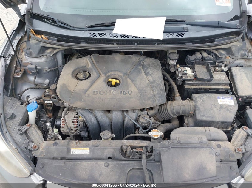 2012 Hyundai Elantra Gls (Ulsan Plant) VIN: KMHDH4AE0CU190841 Lot: 39941266