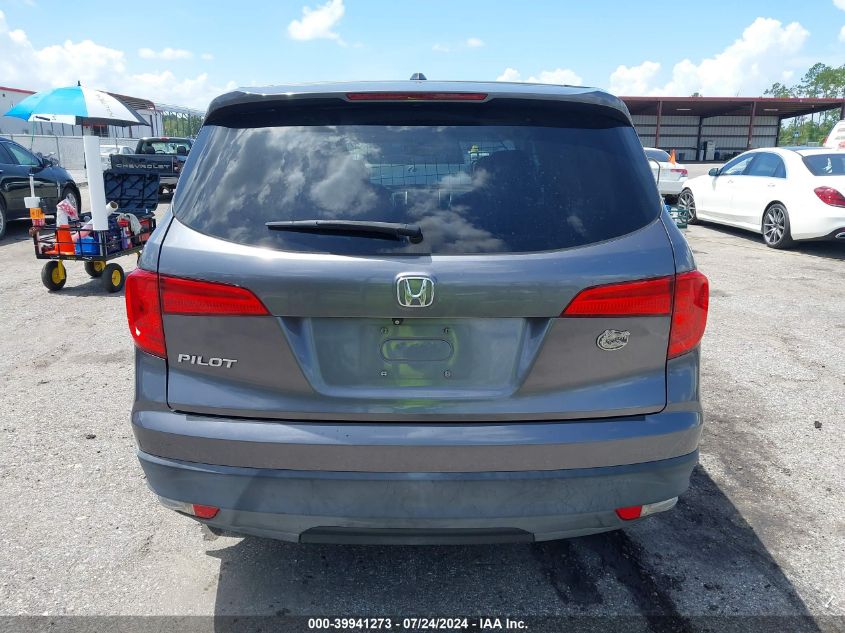 2016 Honda Pilot Exln VIN: 5FNYF5H7XGB005427 Lot: 39941273