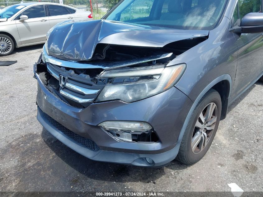 2016 Honda Pilot Exln VIN: 5FNYF5H7XGB005427 Lot: 39941273