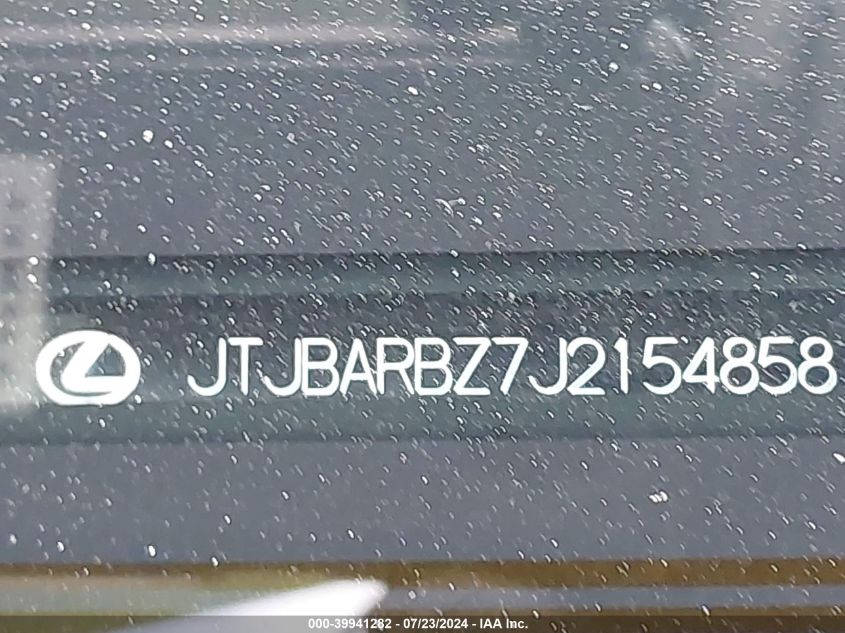 JTJBARBZ7J2154858 | 2018 LEXUS NX 300