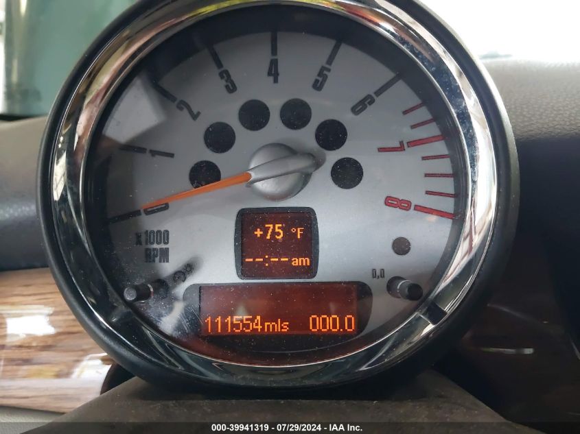 2007 Mini Cooper S S VIN: WMWMF73517TL87261 Lot: 39941319