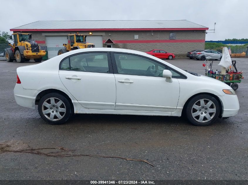 2007 Honda Civic Lx VIN: 2HGFA165X7H307411 Lot: 39941346