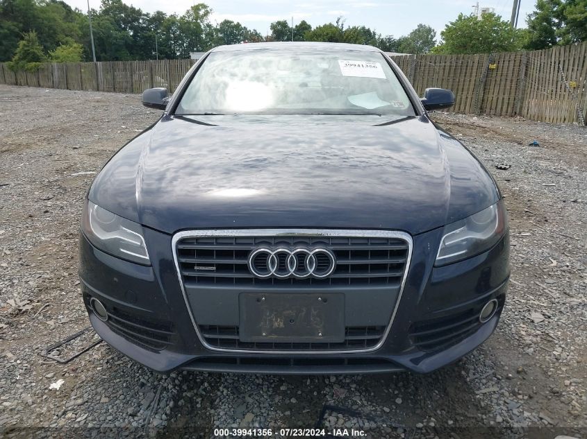 2012 Audi A4 2.0T Premium VIN: WAUFFAFL7CN021514 Lot: 39941356