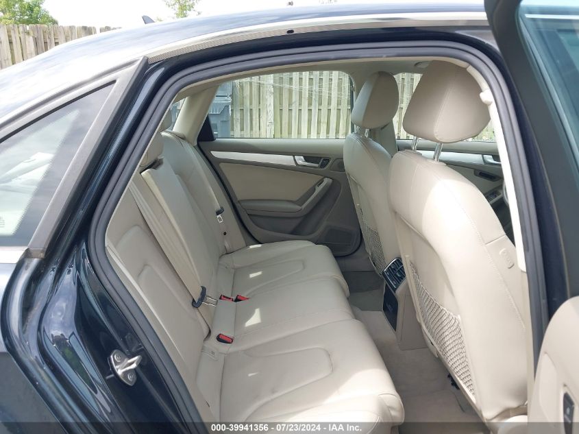 2012 Audi A4 2.0T Premium VIN: WAUFFAFL7CN021514 Lot: 39941356