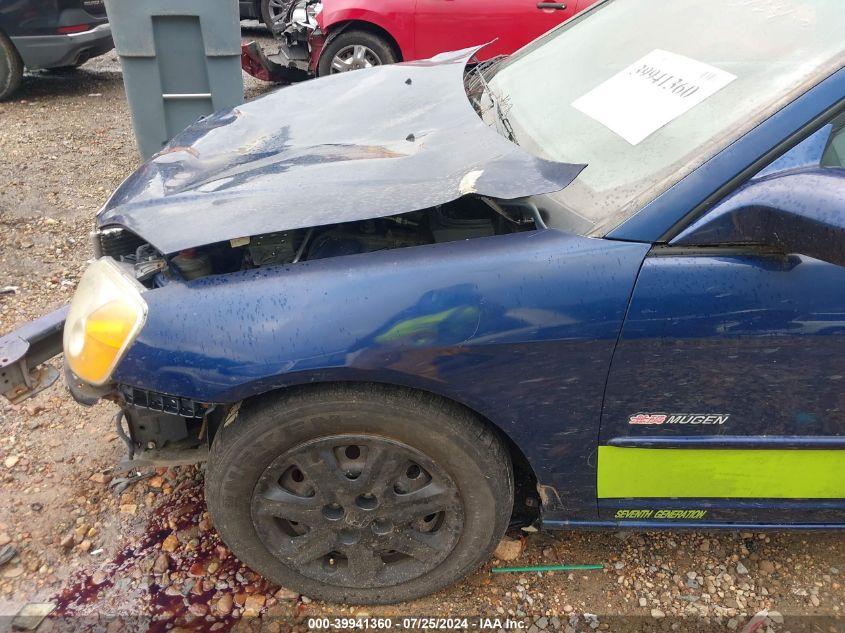 2003 Honda Civic Ex VIN: 1HGES26783L01974 Lot: 39941360