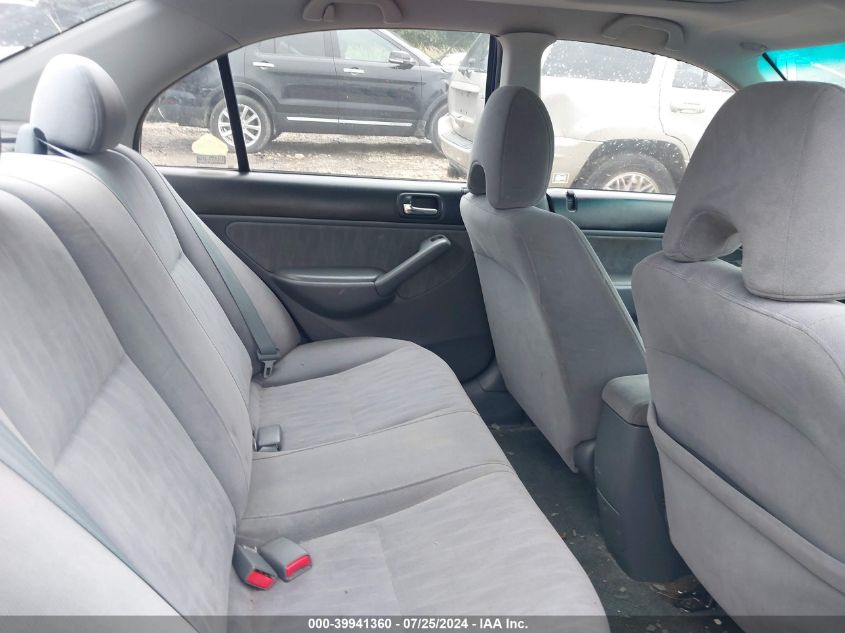 2003 Honda Civic Ex VIN: 1HGES26783L01974 Lot: 39941360