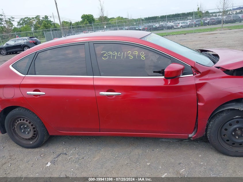 2014 Nissan Sentra Sv VIN: 3N1AB7AP5EY335130 Lot: 39941398