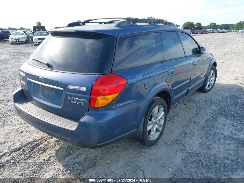 2006 Subaru Outback 2.5Xt/2.5Xt Limited VIN: 4S4BP67C864301202 Lot: 39941405
