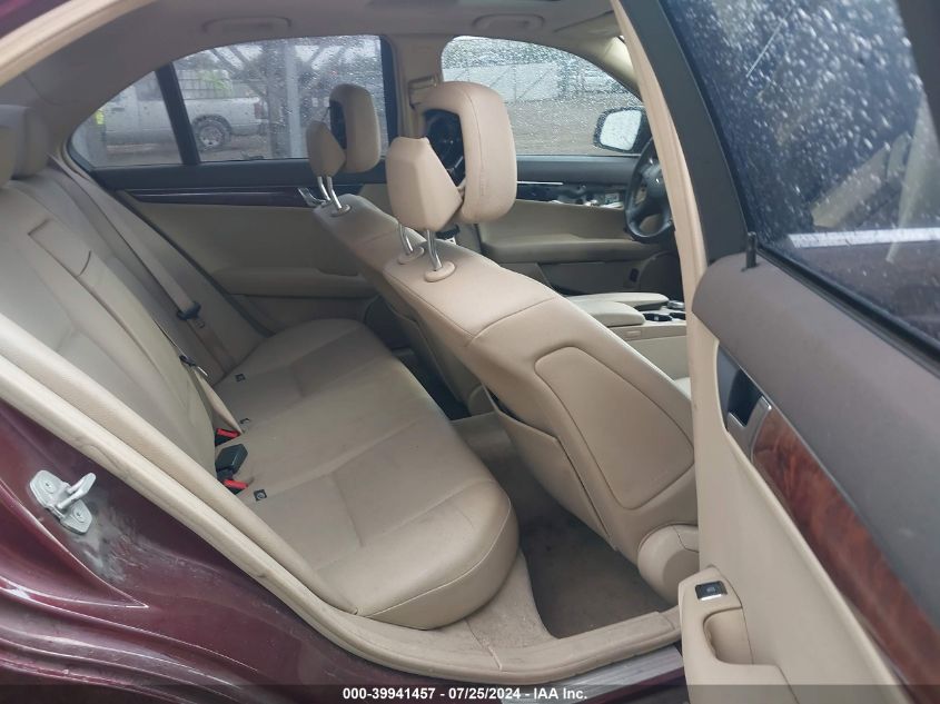 2009 Mercedes-Benz C 300 300 4Matic VIN: WDDGF81X19F221615 Lot: 39941457