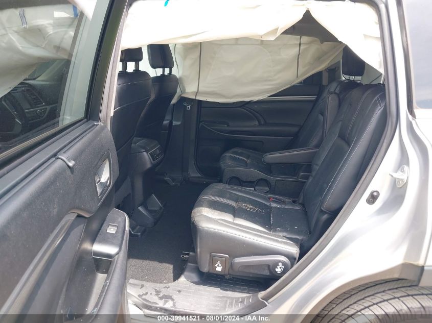 2017 Toyota Highlander Se VIN: 5TDKZRFH3HS511372 Lot: 39941521