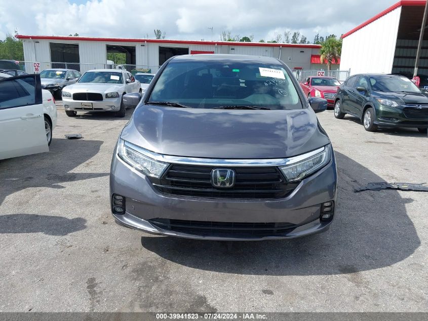 2022 Honda Odyssey Touring VIN: 5FNRL6H86NB015476 Lot: 39941523