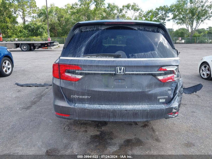 2022 Honda Odyssey Touring VIN: 5FNRL6H86NB015476 Lot: 39941523